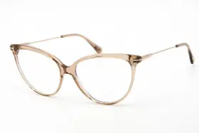 Ft5688-b Tom Ford Ft5688 045 Eyeglasses Shiny Light Brown Frame 55mm