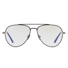 Ft5800-b Tom Ford Blue Light Block Pilot Unisex Eyeglasses 001 56