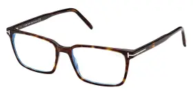Ft5802-b Tom Ford Ft 5802b 052 Shiny Classic Dark Havana Eyeglasses New 55mm