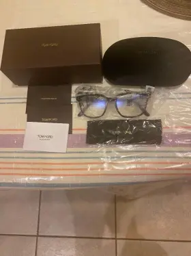 Ft5818-b-052 Tom Ford Ft5818 B 052 Plastic Dark Havana 53 Mm Mens Eyeglasses