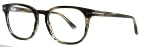 53-18-145 Tom Ford Ft5868-b 020 Grey Mens Square Full Rim Eyeglasses B 43