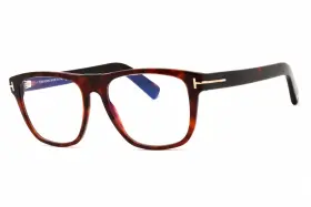 Tf5902-b Tom Ford Ft5902-b New Ft 054 Square Red Havana 54 Mm Mens Eyeglasses Frame
