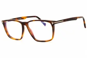 Tom Ford Ft5959 Ft5959-b 053 Eyeglasses Blonde Havana Clear Frame 56mm