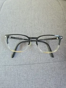 Tom Ford Tf-5699 Tf-5699-b Used Eyeglass Frame 005 Crystal/black 53-19-145