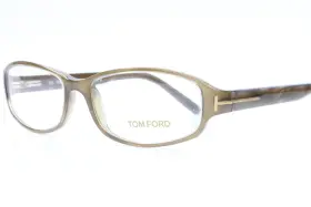 Tf5087 Tom Ford U66 Beige Marble Gold Acetate Luxury Italy Eyeglasses 52mm