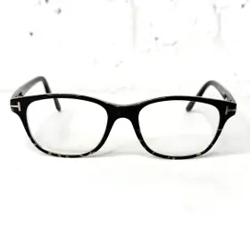 Tf5196 Tom Ford 005 53mm Black Brown Tobacco Eyeglasses Frames Only Italy Unisex