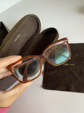 Tf5267 Tom Ford Tortoise Shell Eyeglass Frames 053 56 12 135 Case Included