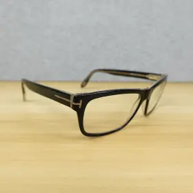 Tf5320 Tom Ford Eyeglasses Striped Black Square Glasses Frame 005 56-15 145