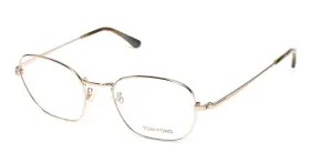 Tf5335 Tom Ford Mens 028 Gold Oval 51mm Optical Eyeglasses Frame R2563