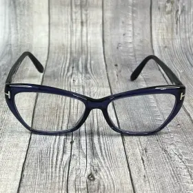 Tf5376-b Tom Ford Tf5376 090 Transparent Blue Eyeglasses Frame 54-15-135mm Made Italy