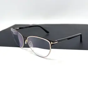 54-16-135 Tom Ford Tf5420 049 Eyeglasses Brown Havana Gold Frame Rx 54-16-135 Tom Ford Tf5420 049 Eyeglasses Brown Havana Gold Frame Rx