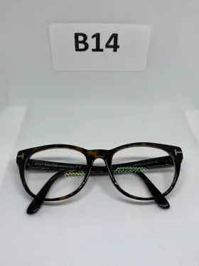 Tom Ford Tf5433 Tf 5433 052 Tortoise Round Plastic Eyeglass Frame 53-19-140