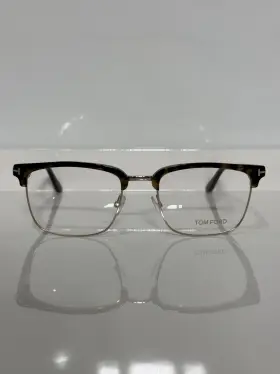 Tf5504 Tom Ford Nib 052 Havana Gold Square Unisex Eyeglasses 54mm