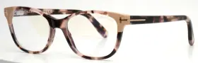 Tom Ford Tf5638-b 055 Pink Tortoise Womens Rectangle Eyeglasses 50-16-140 B 38