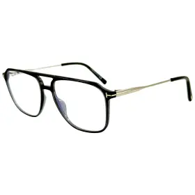 Tf5665-b Tom Ford Ft5665b Mens Plastic Eyeglass Frame 020 Transparent Dark Grey 54-16