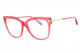 Tf5704-b Tom Ford New Ft 066 Square Crystal Pink Eyeglasses Authentic