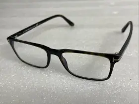 Tom Ford Tf5735-b 052 Eyeglasses Havana Gold Frame Rx 54-17-145 Demo
