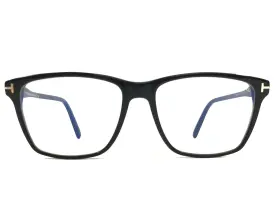 56-16-145 Tom Ford Tf5817-b Eyeglasses Frames Eco 001 Black Square Full Rim