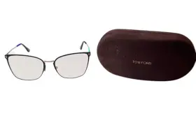 56-18-140 Tom Ford Tf5839-b Tf5839-8 001 Black/gold Eyeglass Frames With Case