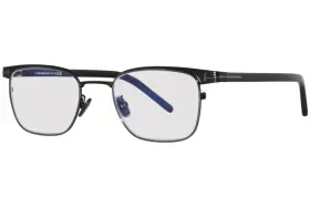 Tf5854-d-b Tom Ford 005 Gunmetal/black Square Metal Eyeglasses Frame 49-20-145
