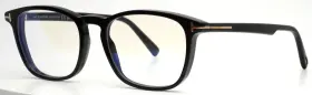 52-18-145 Tom Ford Tf5960-b Eco 001 Black Unisex Square Full Rim Eyeglasses B 43