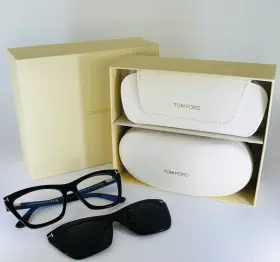 54-17-140 Tom Ford Tf5971-b Eco 001 Black Womens Semi Cat Eye Eyeglasses B 44