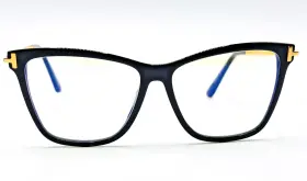 53-13-140 Tom Ford Tf6097-b Eyeglasses Frame 001 Black Butterfly New