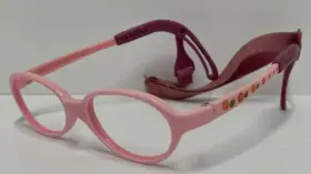 Tkac19 Tomato Glasses Pink Floral Full Rim Eyeglasses Frame Size 40