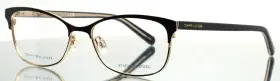 52-16-140 Tommy Hilfiger Th1777 7c5 Black Gold Womens Oval Eyeglasses B 33