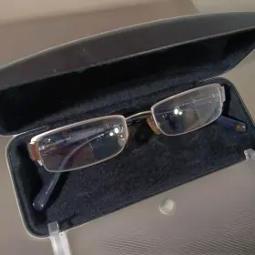 50-19-145 Tommy Hilfiger Th3202 Blue Metal Half Rim Rectangle Eyeglass Frames