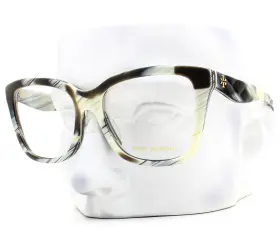 2140u Tory Burch Eyeglasses Ty 1942 Glasses Brown Ivory Horn 55mm With Case