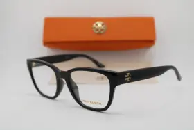 4010u Tory Burch New Ty 1791 Polished Black Gold Authentic Eyeglasses 50-19