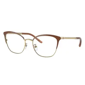 3342 Tory Burch 725125390583 Ty 1076 Shiny Gold/camel Metal Cat-eye Eyeglasses 51mm