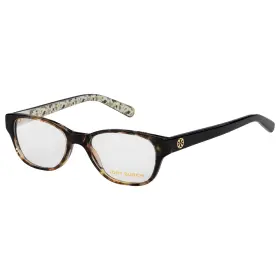 2031 Tory Burch 725125947657 Ty 3154 Yellow Tortoise Plastic Butterfly Eyeglasses 49mm