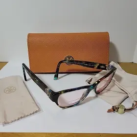Ty-2060 Tory Burch Eyeglasses Frames Only Ty 2060 3145 Tortoise 50- 17-135 With Extras