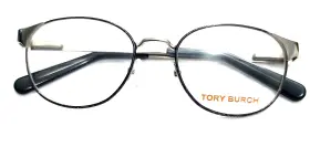 Ty1034 Tory Burch 128 Small Silver Metal Blue Eyeglasses Frame 49-18 135 New Ty1034 Tory Burch 128 Small Silver Metal Blue Eyeglasses Frame 49-18 135 New