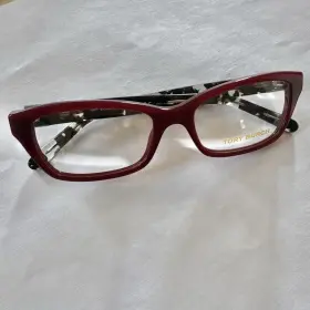 Ty2049-1361 Tory Burch Eyeglasses Womens Milky Cabernet Grey Tortoise 51mm New