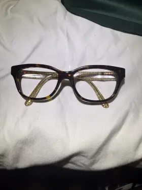 Ty2090 Tory Burch 1741 52/17 140 Brown Women Eyeglass Frames Only Authentic