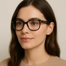 Ty4003-1378-51 Tory Burch Ty4003 1378 Dark Tortoise Square Eyeglasses 49-19-135mm Plastic Frame