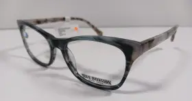 53-16-140 True Religion T001 Eyeglasses Frames Full Rim Tortoise Grey