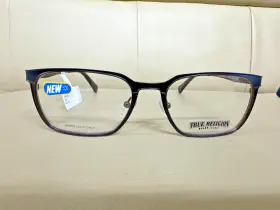 54-18-145 True Religion T006 Blk Black/brown Full Rim Eyeglasses Frame