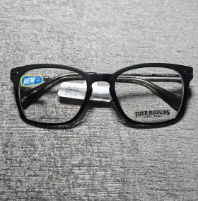 52-19-140 True Religion Trut009 Fw520 Blk Eyeglasses Frames Nwt