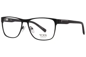 Vtu516 Tumi 0531 Eyeglasses Frame Mens Matte Black Full Rim Square Shape 55mm