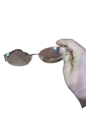 51-17-130 Tura 764724255275 Women S Eyeglass Frames 20k Gold Brown Mod.637