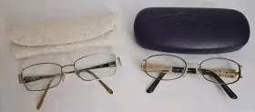 Tura G788lasses Lot Of 2 Womens Wire Frame Eyeglasses And Jessica Mcclintock With Cases