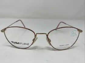 50-18-130 Tura M717 Flex Bur Burgundy/gold Metal Full Rim Eyeglasses Frame Av18 50-18-130 Tura M717 Flex Bur Burgundy/gold Metal Full Rim Eyeglasses Frame Av18