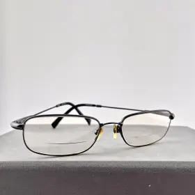 53-17-145 Tura M841 Flex Frame Glasses Metal Grey/black