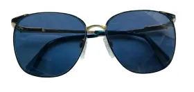 Mod-859 Tura Mod 859 Eyeglasses Frame Blr 56-15 135 Gold Blue Cheetah Japan