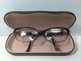 R317-bur Tura R317 Bur Eyeglasses Cateye Frames Burgundy Full Rim 53 15 135