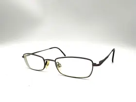 48-19-135 Tura R550-bur Eyeglasses Frames N031 Brown Rectangular Half Rim Japan